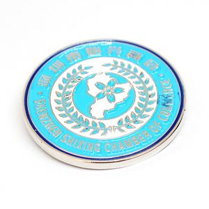 Pin de solapa redondo de metal dorado esmaltado del Colegio de Guerra Australiano, insignia personalizada con nombre de marca, broche de búho para eventos - Product Image 2
