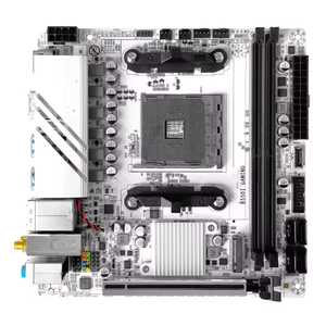 สำหรับ jginyue มาเธอร์บอร์ด Mini ITX AM4 <span class=keywords><strong>B550</strong></span>สนับสนุนหน่วยประมวลผล Ryzen R5 4000/5000ซีรีส์ DDR4แรม PCI-E 4.0 B550i การเล่นเกม - Product Image 1