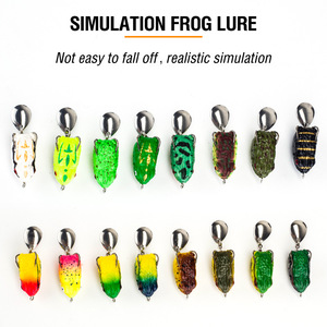 Feng Lei grenouille nouveau modèle grenouille 3cm/4.3g grand <span class=keywords><strong>16</strong></span> couleurs grenouille douce coulée lointaine pour bar noir transfrontalier - Product Image 3