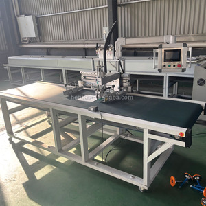 Machine d'impression sérigraphique pneumatique de bureau à une seule couleur pour l'impression sur <span class=keywords><strong>t</strong></span>-<span class=keywords><strong>shirt</strong></span>, machine d'impression sérigraphique, couleur noire - Product Image 3