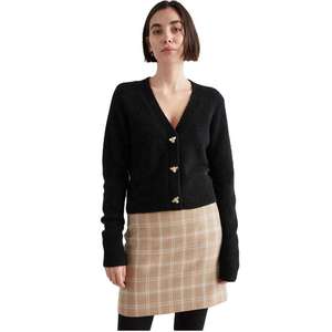 Maglione personalizzato da donna OEM e ODM maglieria a maniche lunghe da donna con bottone in Alpaca misto Cardigan maglione donna - Product Image 2