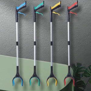 Pince à ordures télescopique à prise longue portée, outil de récupération, pas besoin de s'agenouiller, pliable, indispensable pour l'extérieur - Product Image 4