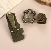 Porte-stylo vintage et antique en alliage de zinc, support fixe pour carnet, accessoire multifonctionnel pour carnet