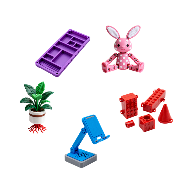 3D Printing Service Model Customization Color