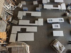 Losas de Cuarzo GOLDTOP de Lujo, Pulido 5052 Calacatta Leon, Vetas Grises, Duraderas y Resistentes al Calor, para Cubiertas de Cocina Modernas y Mesas de Comedor - Product Image 5