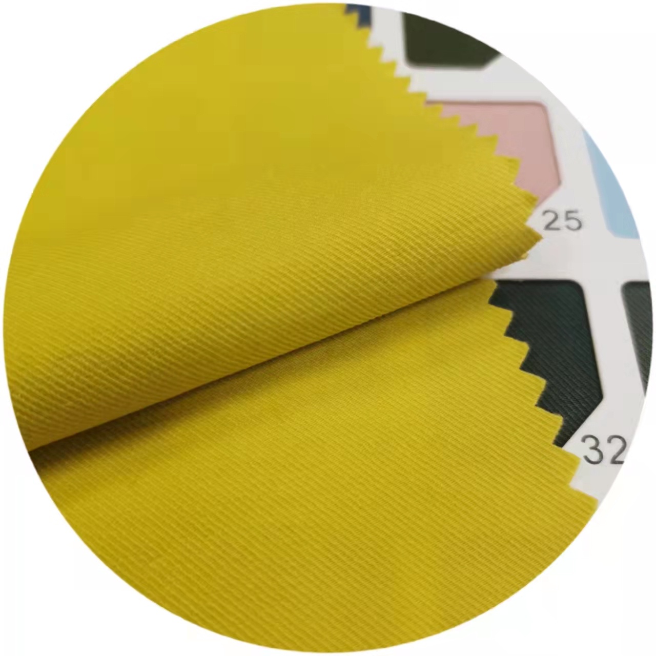 Stretch Twill Fabric Spandex Nylon Rayon Warp High Elastic Fabric for Casual Sportswear Pants