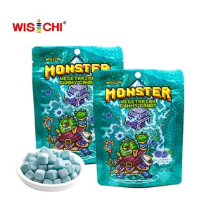 Bonbons gélifiés halal très demandés, 60g, forme cube, Gomitas, bonbons gélifiés fourrés, bonbons mous Petin, halal, sucrés et fruités - Product Image 2