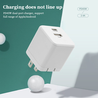 Mini chargeur rapide GaN PD 3.0 45W PPS 30W QC 30W 20W USB TYPE C EU US Chargeurs muraux pliables Adaptateurs pour iphone 15 Samsung