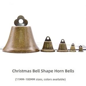 Campana de Mano de Hierro con Forma de Cuerno Navideño, con Sonido Nítido y Claro, Evita que los Animales se Desvien - Product Image 2