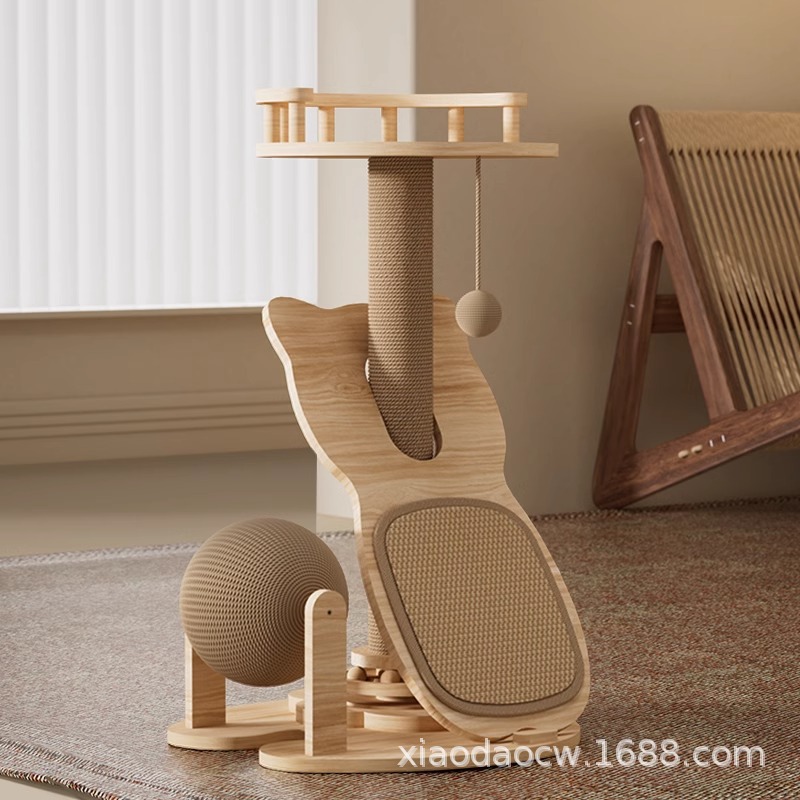 [meow star treasure box, solid wood fun park] fence