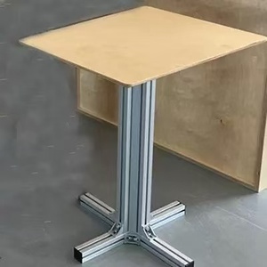 North America 1.2m Simple Modern Oak Wood Metal Living Room Coffee <b>Table</b> Light Luxury Convertible Design Factory Prices Selling - Product Image 4
