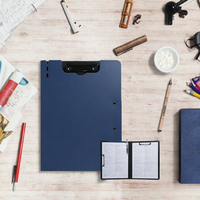 Porte-documents A4 en plastique imperméable avec fente pour stylo, personnalisable avec logo, pour bureau et papeterie