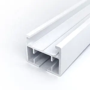 Aangepaste Smart Home Aluminium Elektrische Gemotoriseerde Schuiven Gordijn Metalen Track Trietex Rail