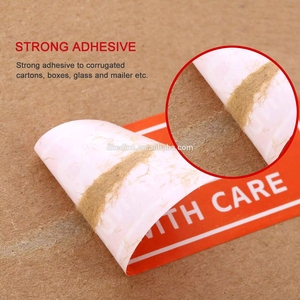 500 nhãn <span class=keywords><strong>2x3</strong></span> inch mong manh cảnh báo vận chuyển Nhãn dán nhãn cuộn không thấm nước nhà máy mong manh nhãn cho xuất khẩu bao bì-miễn phí - Product Image 3