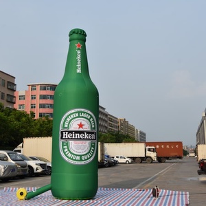 Réplique géante de bouteille de bière <span class=keywords><strong>Heineken</strong></span> gonflable, publicité promotionnelle personnalisée, affichage gonflable pour les marques de boissons/bars/événements - Product Image 4