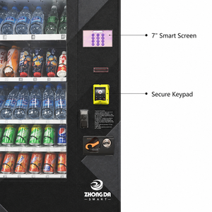 <span class=keywords><strong>Mini</strong></span> Máquina Expendedora de Bebidas para Oficina, Distribuidor Automático de Refrescos, Dispensador de Bebidas Delgado para Espacios Pequeños - Product Image 3