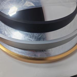 30cm <b>40cm</b> (12" 16") Black Gold Framed Acrylic Convex <b>Mirror</b> HD Wide Angle Safety <b>Mirror</b> for Shop Security Office Blind Spot - Product Image 3