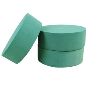 Base en mousse florale en résine phénolique en vrac, 25 cm, <span class=keywords><strong>verte</strong></span>, pour arrangements floraux DIY, mariage, nouvel an, décoration intérieure, réutilisable, aspect réaliste - Product Image 5