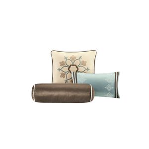 DB 9-Piece Charmeuse <b>Comforter</b> <b>Set</b> Solid Pattern Woven King Queen Sizes Plain Style Cotton PVC Filling for Home Wedding Hotel - Product Image 3