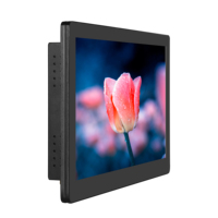 Moniteur de kiosque industriel mural de 10.1 pouces Lecteur RFID à écran tactile USB Caméra USB Commande en libre-service 1280x800