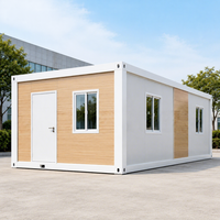 VICDOWEX Maison conteneur contemporaine en panneaux sandwich d'acier, préfabriquée en kit, pour bureaux modulaires, dortoirs, entrepôts, projets et camps