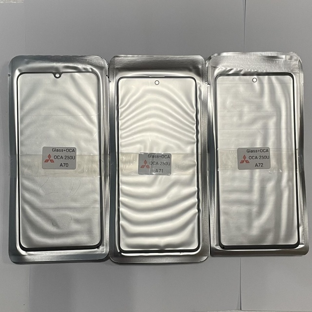 Factory Wholesale 2-in-1 Glass With Oca for iphone Glass Oca and Models for samsung Mobile Phone Front Outer Glass OCA