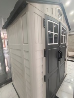 WooWild Tiny House Modulaire Préfabriquée Portable en HDPE, Isolée, Étanche, Mobile, Moderne, Écologique, Alimentée à l'énergie solaire, pour entrepôt et parc
