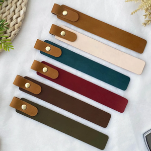 Cổ điển PU da Bookmark trường văn phòng Bookmark giấy <span class=keywords><strong>Clip</strong></span> cuốn sách góc bảo vệ quà tặng cho cuốn sách người yêu - Product Image 3