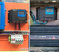 Contrôleur de charge solaire PWM 12V 24V à identification automatique 40A pour panneau solaire, régulateur pour système d'énergie domestique CN