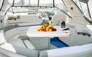 HWHongRV ABS Wasserdichter Alterungsbeständiger Abnehmbarer Bootstisch, 34x18 Zoll Rechteckiger Abnehmbarer Pontonboot-Tisch RV-Tisch - Product Image 3