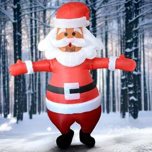 Costumes de vacances de Noël Offre Spéciale transfrontaliers marche verticale, accessoires de performance mignons équitation, costumes gonflables du père Noël - Product Image 3