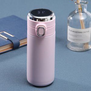 Vaso de acero inoxidable para niños de 14 oz, termo de vacío LED inteligente aislado para agua, café, <span class=keywords><strong>vino</strong></span> y tazas de temperatura de 12 oz para niños - Product Image 6