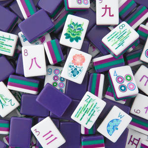 豪华专业 3-4 层麻将牌手工制作亚克力牌皮革盒高级礼品盒展示盒 - 适合赌徒 - Product Image 1