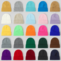Gorro frío con logotipo impreso bordado personalizado, gorro para hombre y mujer, gorro de punto de alta calidad, gorro de invierno
