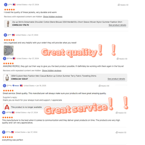 แจ็กเก็ตธรรมดาผ้าทอรูดซิปเปิดไหล่โอเวอร์ไซส์แบบลำลองคุณภาพสูง - Product Image 5