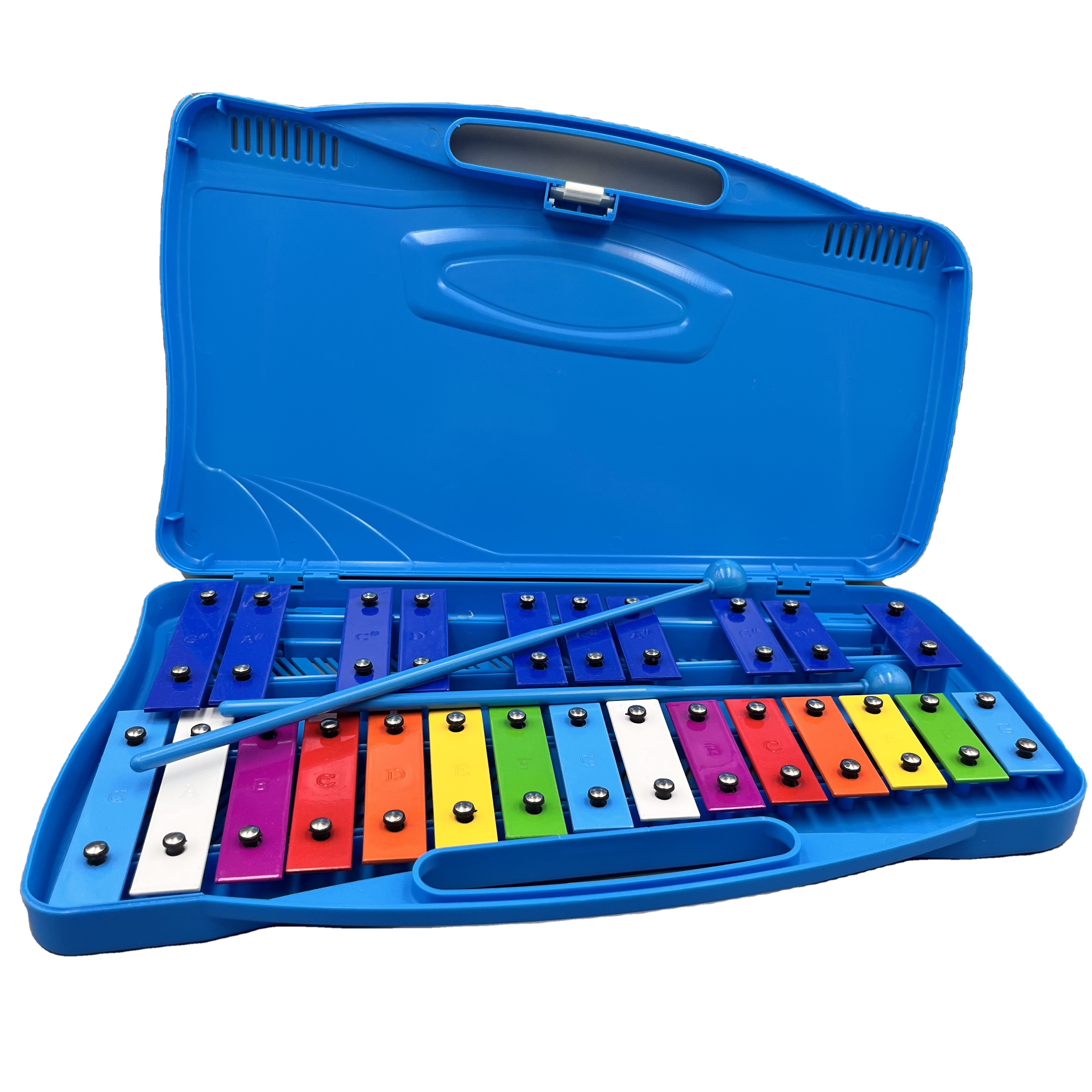 Vente chaude orff instrument de musique maternelle xylophone percussion instrument de musique 25 tons enfants piano éducatif main cloches