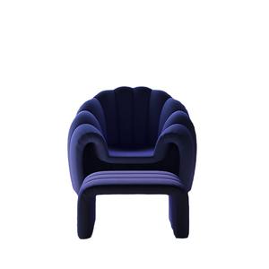 Canapé rond créatif en tissu rembourré avec rembourrage en mousse pour salon, petit appartement, balcon, salon de beauté, maison d'hôtes - Product Image 5