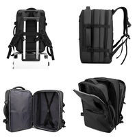 Sac à dos pour ordinateur portable professionnel imperméable avec port USB, grande capacité, sac de voyage, sac à dos antivol pour ordinateur portable
