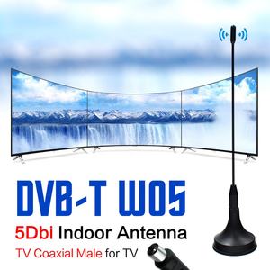 Décodeur DVB T/DVB-T2, <span class=keywords><strong>mini</strong></span> antenne TV, récepteur de signal numérique, intérieur, voiture, sans fil, maison, HDTV, bande de fréquences complète - Product Image 1