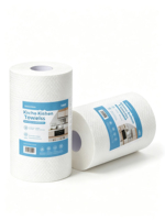 Rouleau de torchons jetables ultra absorbants 3 plis doux et écologiques pour le nettoyage de cuisine