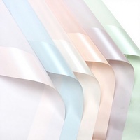 Papier d'emballage mat imperméable en film gelée pour fleurs, idéal pour bouquets et emballages cadeaux de fleuristes - Vente en gros