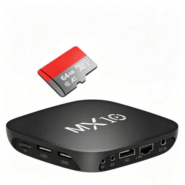 Popular Android 13 4K Quad Core Allwinner Rockchip RK3328 Smart TV Box with 8GB 802.11n 2.4G/5GHz WiFi Streaming
