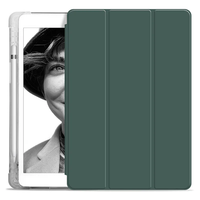Usine en gros Transparent porte-crayon étui pour nouvel iPad Air 5 10.9 pouces 10.2 pouces 7th 8th 9th tablette couvre et étuis