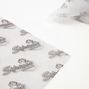 online cartoon logo maker Suppliers-Oem Online Custom Gedrukt Merk Logo Gepersonaliseerde Verpakking Wikkelen Tissue Papier Roll Voor Geschenken