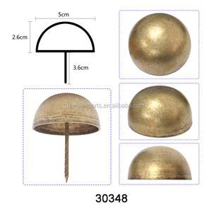 50MM Vintage <strong>Brass</strong> <strong>Nails</strong> Copper <strong>Nails</strong> for Door Decoration (30348) - Product Image 3