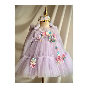 <span class=keywords><strong>Robe</strong></span> Tutu de 1ère Communion Blanche Tenue de Cérémonie de Mariage pour Bébé, Vêtement de Gala, Fille Élégante - Product Image 6