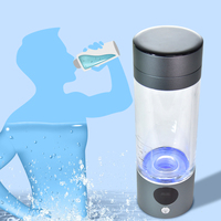 PRIX USINE Portable 6000ppb Haute Qualité Technologie SPE PEM 3-en-1 Inhalateur de Gaz H2 500ml Tritan Riche en Hydrogène à Boire Directement