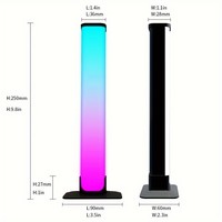 USB complet certifié pour éclairage d'ambiance LED, application intelligente, capteur sonore, lumière rythmique de fond, télécommande
