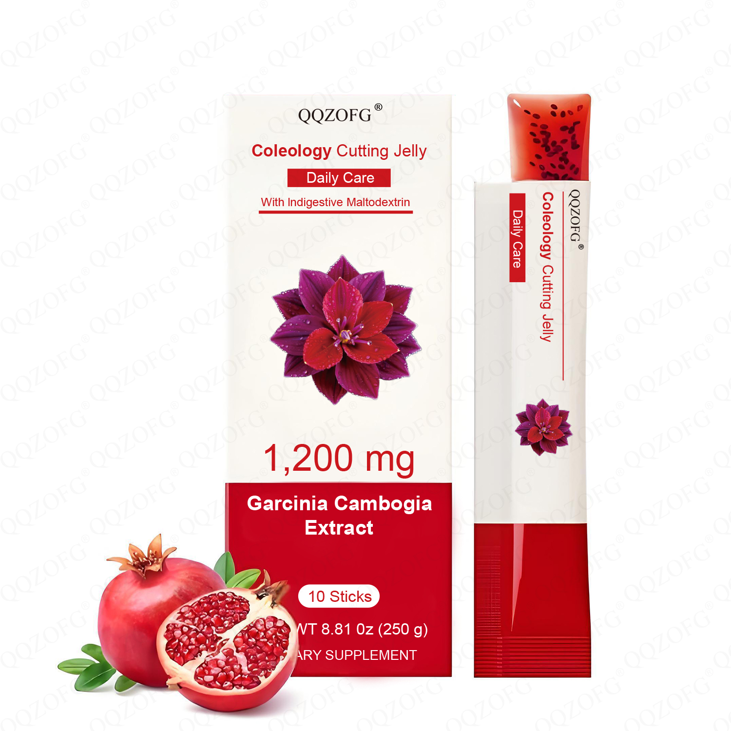 Прямая поставка с завода продвинутая поддержка кожи Garcinia Cambogia желейные палочки с семенами Чиа коллаген коллагеновая резка желе 10 дней для мужчин