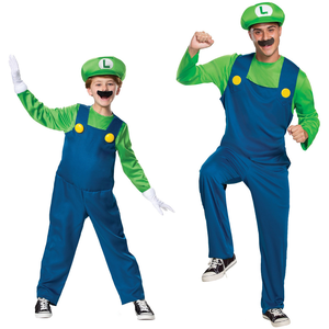 Costume de déguisement de carnaval pour adultes et enfants, costume de garçon, costume d'Halloween pour enfants, plombier vert pour hommes - Product Image 5